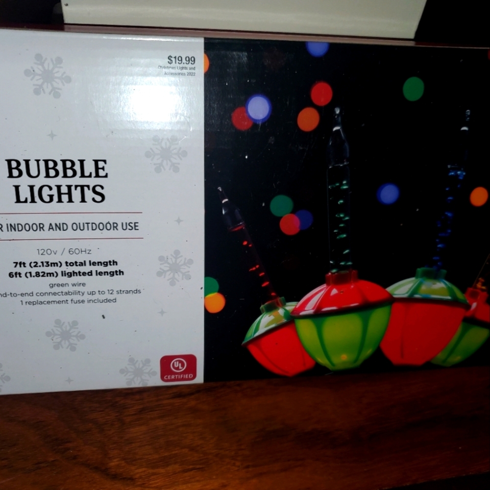 Bubble Lights for Indoor and Outdoor Use